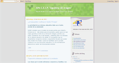 Desktop Screenshot of apaagustinadearagon.blogspot.com