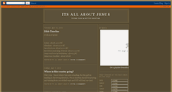 Desktop Screenshot of itsallaboutjesuseveryday.blogspot.com