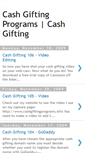 Mobile Screenshot of cash-gifting-programs-1.blogspot.com