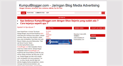 Desktop Screenshot of kumpulbloggerbanner.blogspot.com