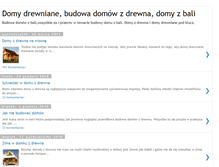 Tablet Screenshot of domy-z-drewna.blogspot.com