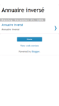 Mobile Screenshot of annuaire-inverse.blogspot.com