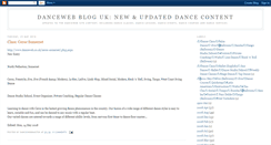 Desktop Screenshot of dancewebuk.blogspot.com