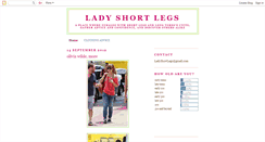 Desktop Screenshot of ladyshortlegs.blogspot.com