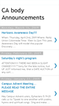 Mobile Screenshot of caannouncements.blogspot.com
