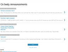 Tablet Screenshot of caannouncements.blogspot.com