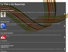 Tablet Screenshot of lavidayunreportaje.blogspot.com