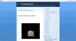 Desktop Screenshot of lapatrullascout.blogspot.com