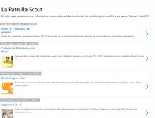 Tablet Screenshot of lapatrullascout.blogspot.com