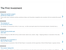 Tablet Screenshot of dofirstinvestment.blogspot.com