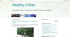 Desktop Screenshot of healthyinsite.blogspot.com