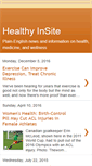 Mobile Screenshot of healthyinsite.blogspot.com
