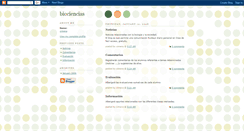 Desktop Screenshot of biociencias.blogspot.com