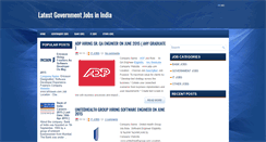 Desktop Screenshot of latestgovernmentjobsinindia.blogspot.com