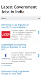 Mobile Screenshot of latestgovernmentjobsinindia.blogspot.com