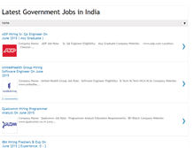 Tablet Screenshot of latestgovernmentjobsinindia.blogspot.com