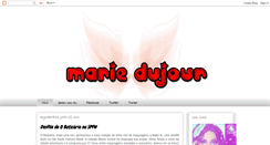 Desktop Screenshot of mariedujour.blogspot.com