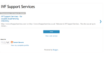 Tablet Screenshot of ivfsupportservices.blogspot.com