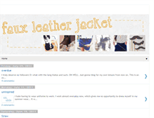 Tablet Screenshot of fauxleatherjacket.blogspot.com