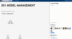 Desktop Screenshot of 301models.blogspot.com