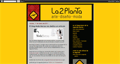 Desktop Screenshot of la2planta.blogspot.com