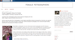 Desktop Screenshot of femalefotographers.blogspot.com