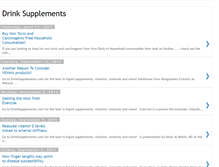 Tablet Screenshot of drinksupplements.blogspot.com