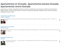 Tablet Screenshot of apartamentosengranada.blogspot.com