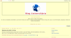 Desktop Screenshot of blogdosuniversitarios.blogspot.com