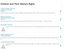 Tablet Screenshot of childrenandtheirmothersrights.blogspot.com