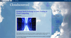 Desktop Screenshot of cloudsourced.blogspot.com