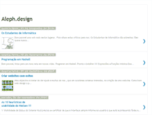 Tablet Screenshot of aleph-design.blogspot.com