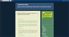 Desktop Screenshot of gamersvuexbox.blogspot.com