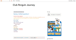 Desktop Screenshot of clubpenguinjourney.blogspot.com