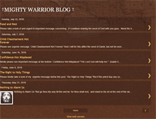 Tablet Screenshot of mightywarrior-mightywarrior.blogspot.com