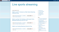 Desktop Screenshot of live-sportsstreaming.blogspot.com