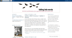 Desktop Screenshot of fallingintowords.blogspot.com