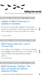 Mobile Screenshot of fallingintowords.blogspot.com