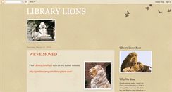 Desktop Screenshot of librarylionsroar.blogspot.com