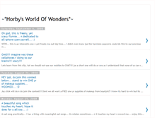 Tablet Screenshot of horbyworld.blogspot.com