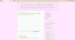 Desktop Screenshot of hajimefujita.blogspot.com