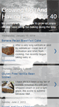 Mobile Screenshot of growingupandgettinghealthyafter40.blogspot.com