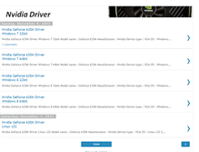 Tablet Screenshot of downloadnvidiadrivers.blogspot.com