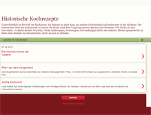 Tablet Screenshot of historische-kochrezepte.blogspot.com