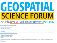 Tablet Screenshot of geospatialscience.blogspot.com