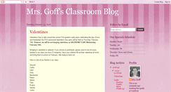 Desktop Screenshot of mrsgoffsclassroomblog.blogspot.com