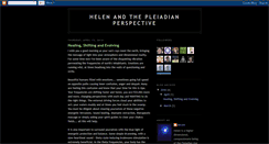 Desktop Screenshot of helenandthepleiadianperspective.blogspot.com