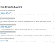 Tablet Screenshot of healthinessmedicament.blogspot.com