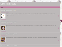 Tablet Screenshot of connectbeauty.blogspot.com