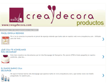 Tablet Screenshot of productoscreaydecora.blogspot.com